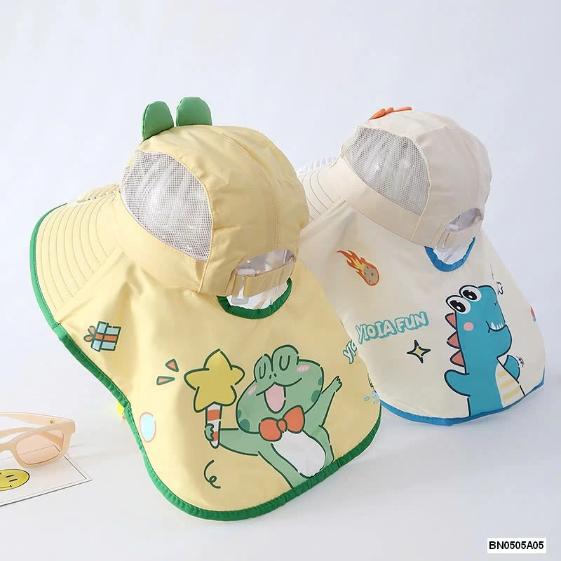 MŨ CHỐNG NAWG=NGS VẠT CHE KÈM QUẠT