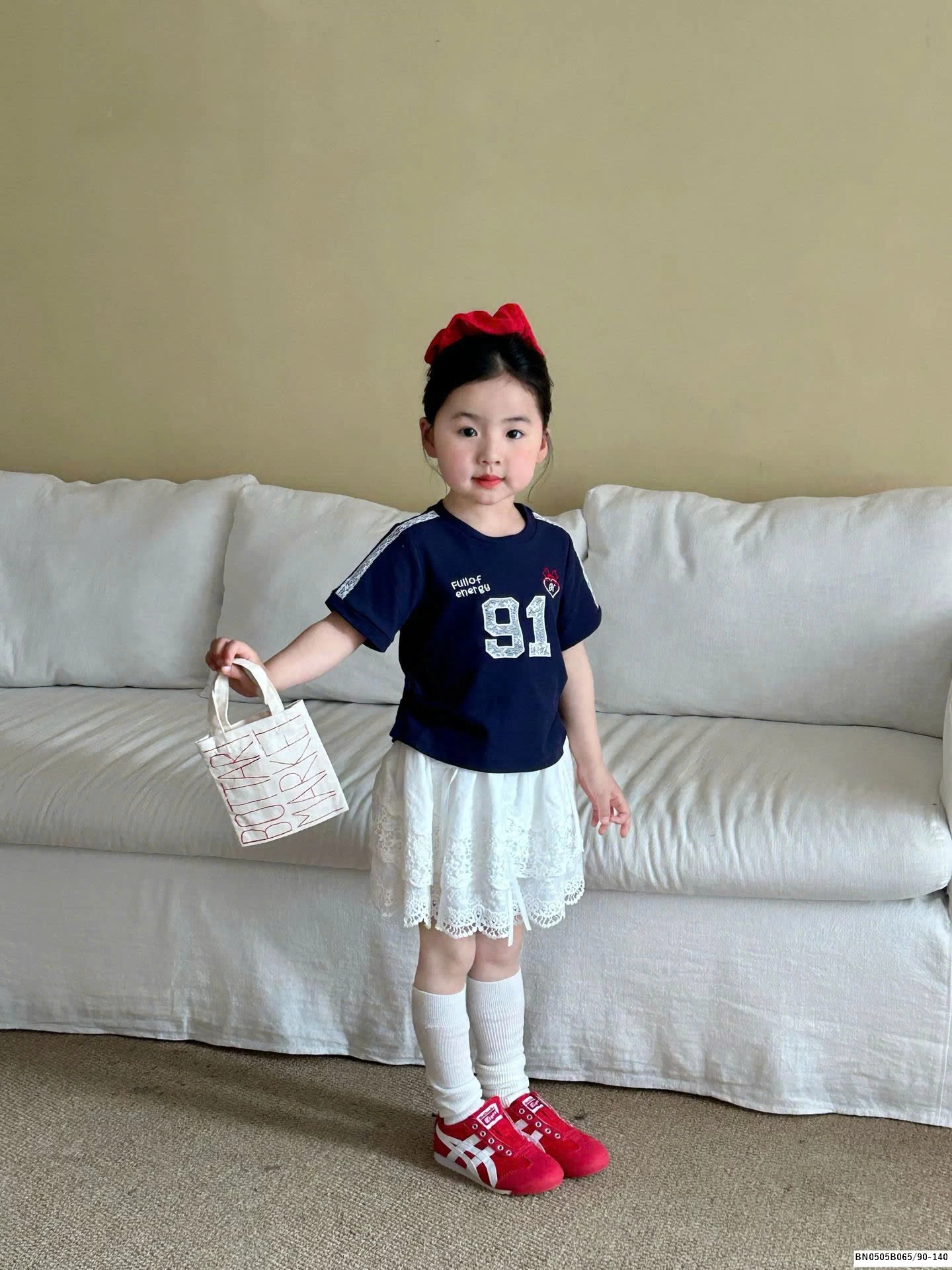 SÉT ÁO THUN SỐ 91 MIX QUẦN VÁY REN