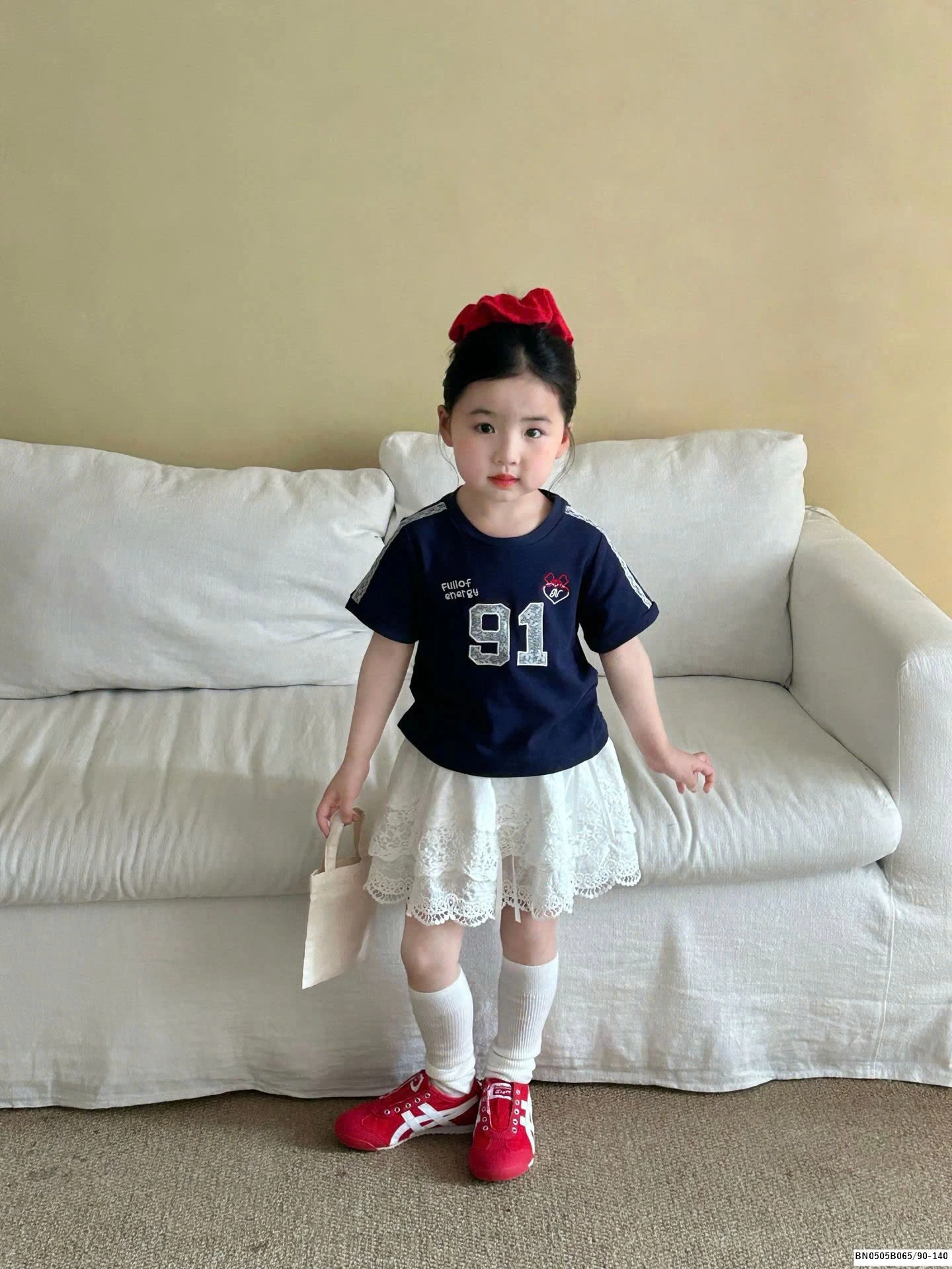 SÉT ÁO THUN SỐ 91 MIX QUẦN VÁY REN