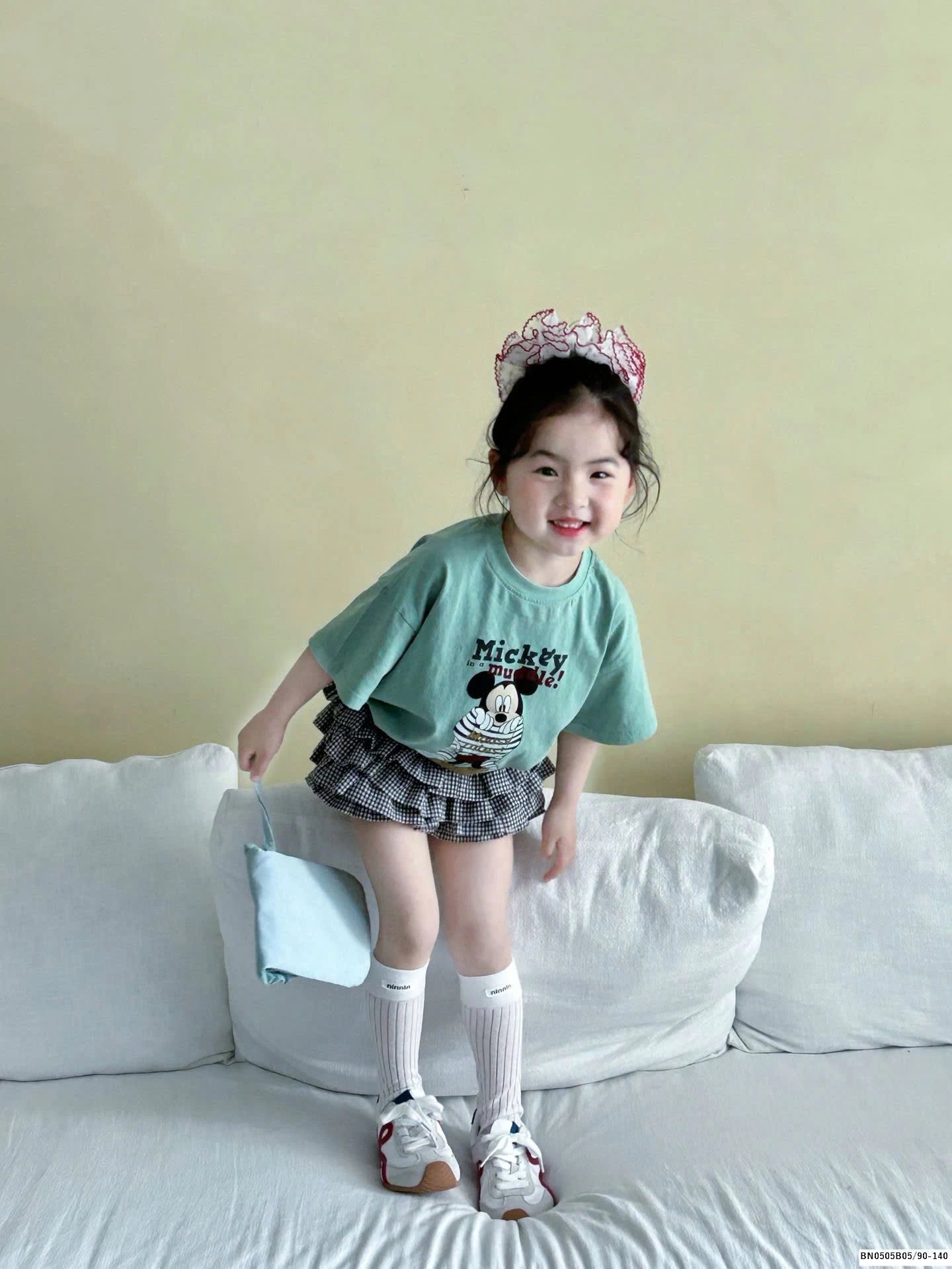 SÉT ÁO THUN MICKEY MIX CV TẦNG BÈO