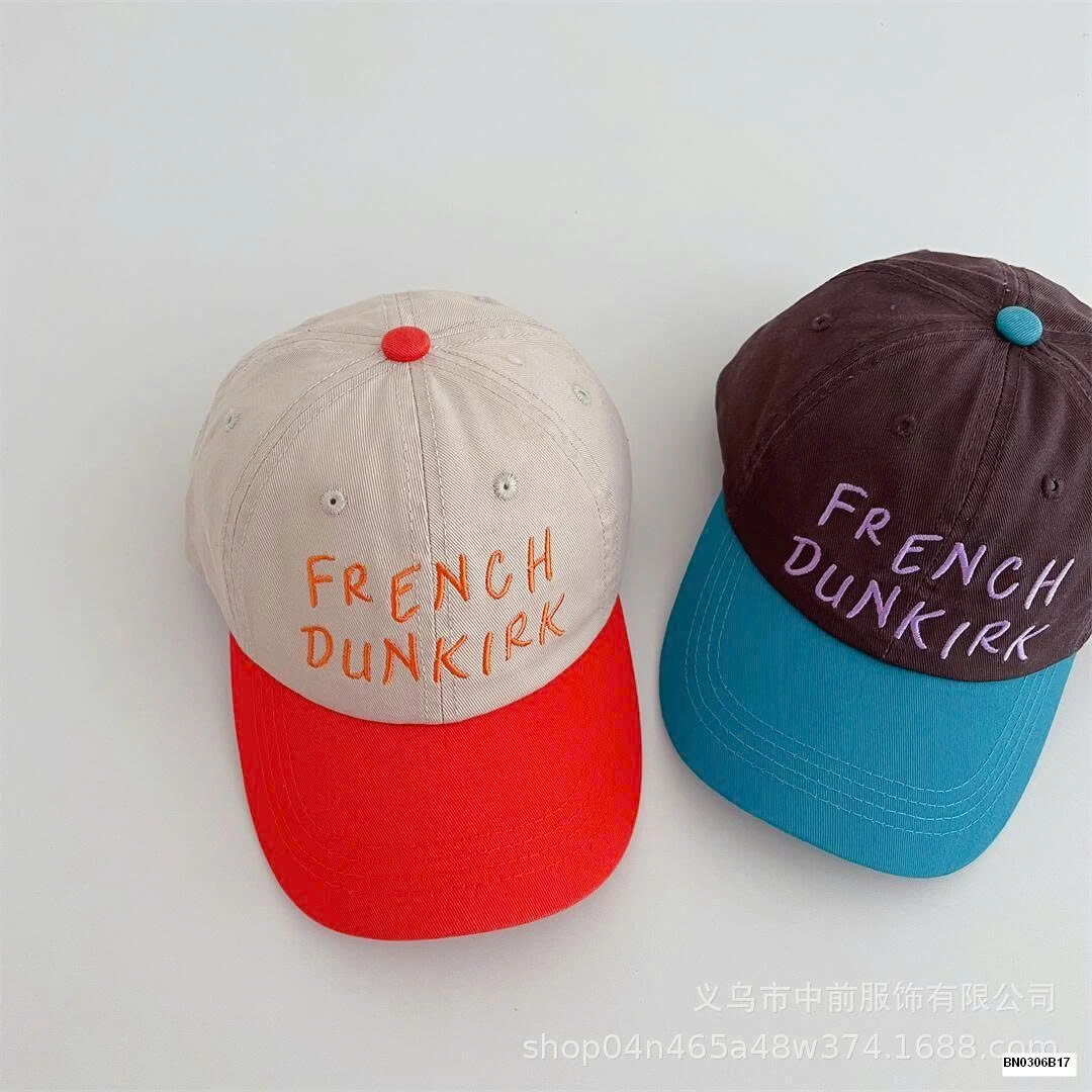 MŨ KẾT PHỐI MÀU THÊU CHỮ