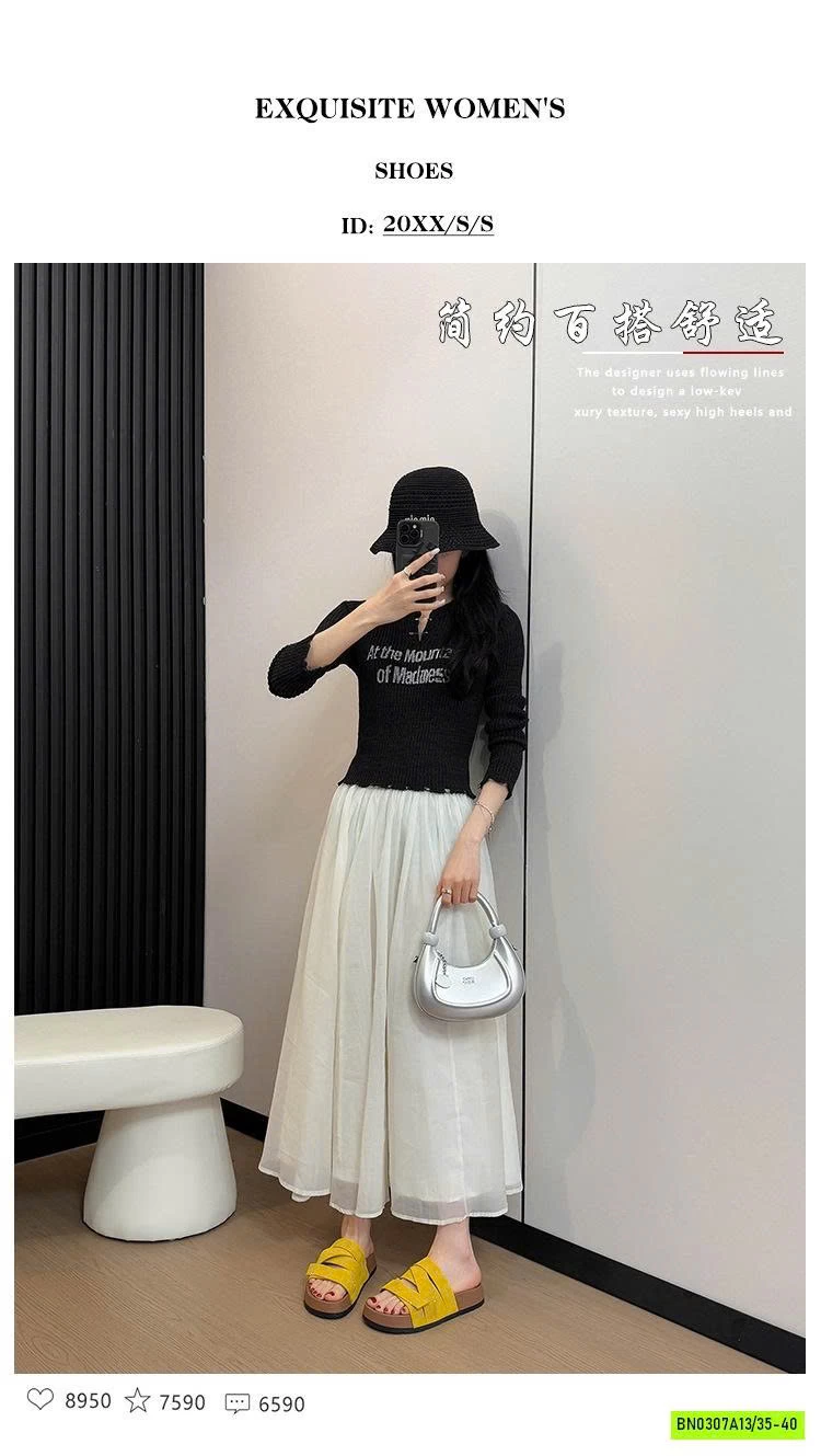 DÉP ĐẾ CAO QUAI XẾP CHÉO