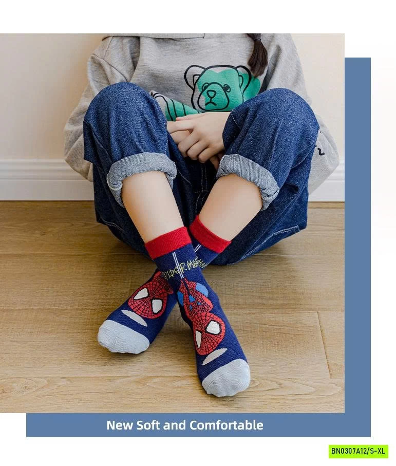 SÉT 5Đ TẤT SPIDERMAN CAO CỔ