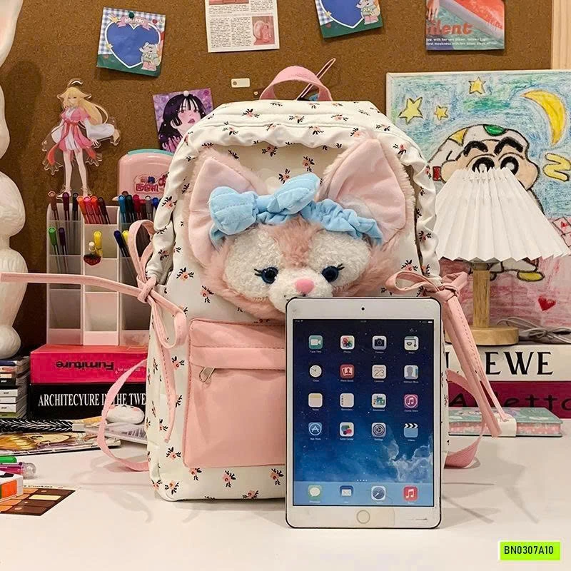 BALO VẢI GẮN THÚ BÔNG