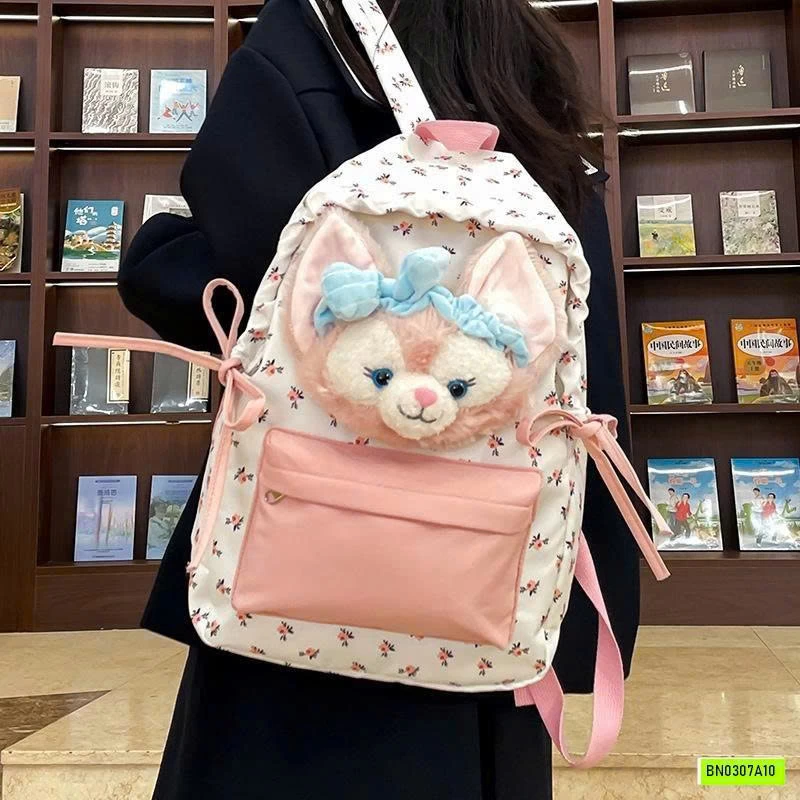 BALO VẢI GẮN THÚ BÔNG