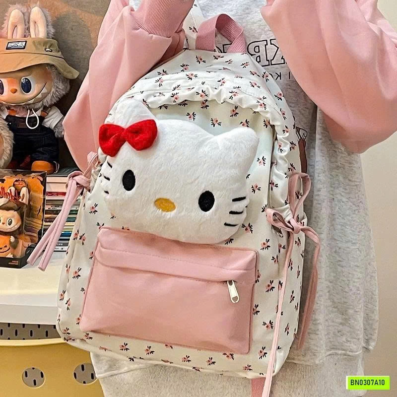 BALO VẢI GẮN THÚ BÔNG