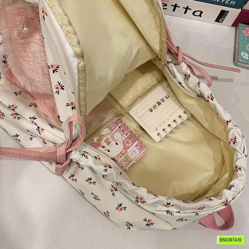 BALO VẢI GẮN THÚ BÔNG