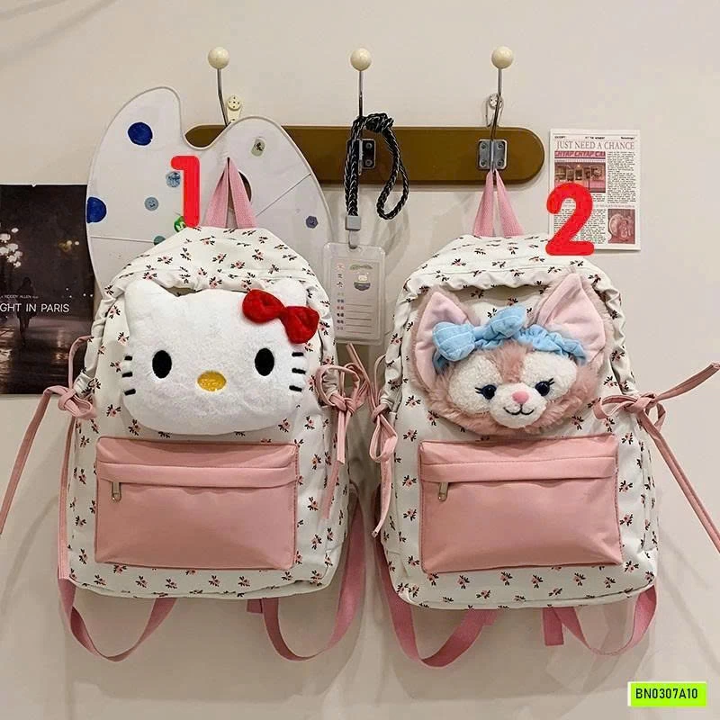 BALO VẢI GẮN THÚ BÔNG