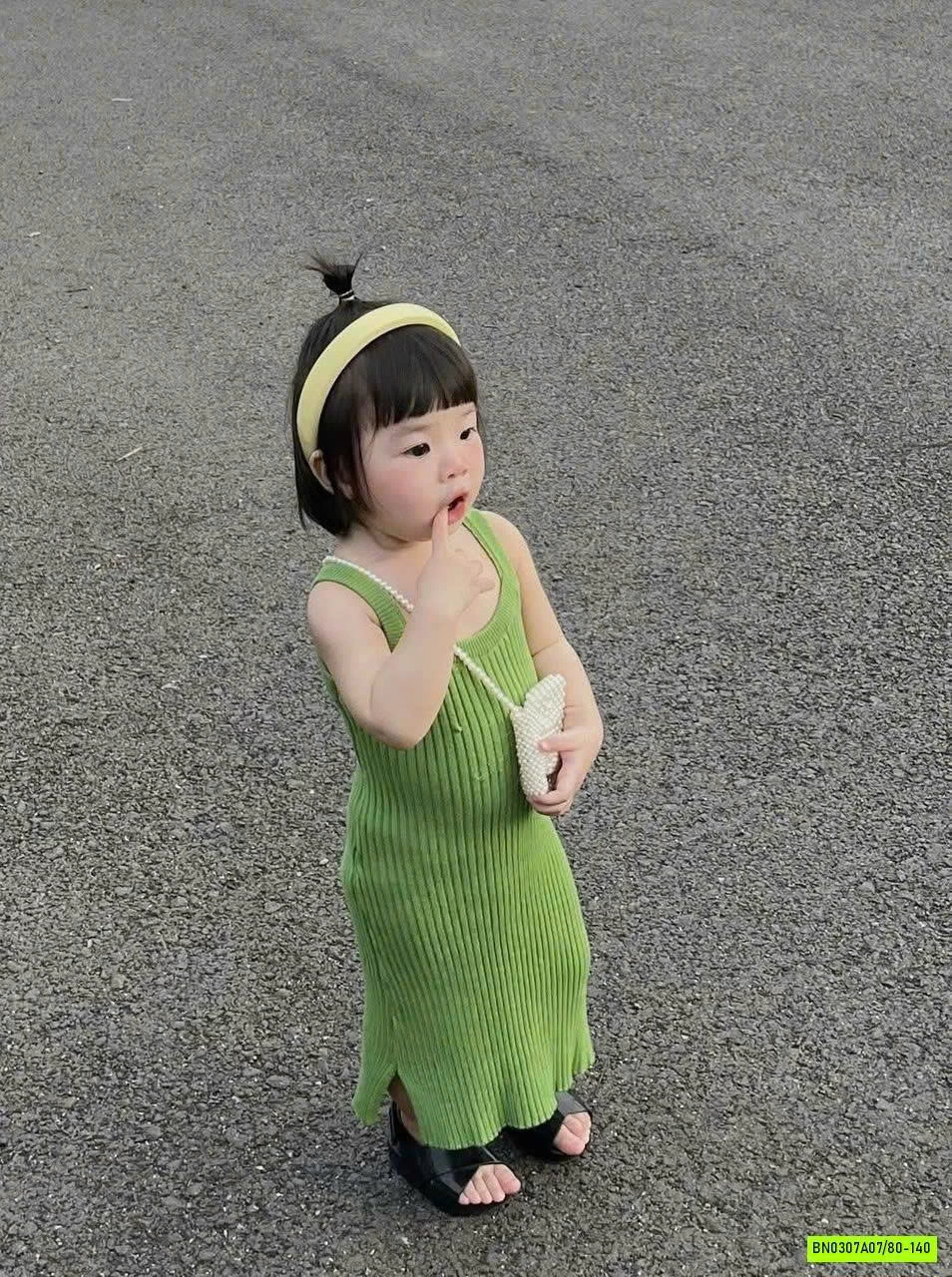 ĐẦM LEN 2 DÂY XANH