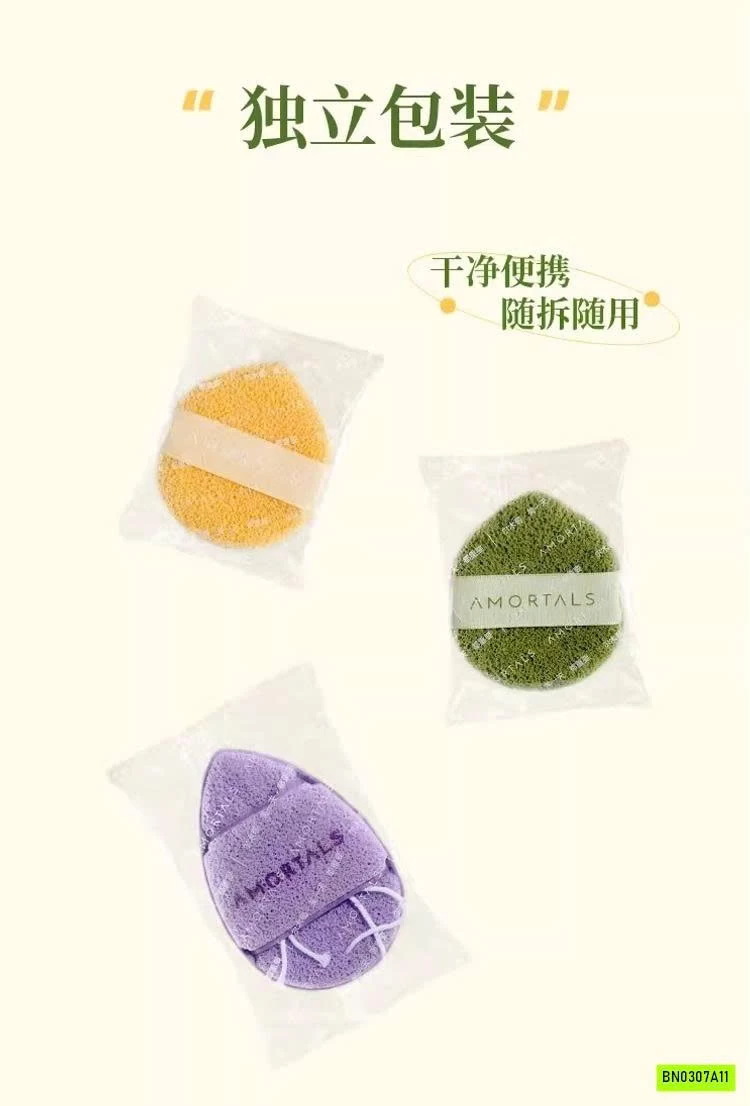 SÉT 3 BÔNG MÚT RỬA MẶT AMORTALS