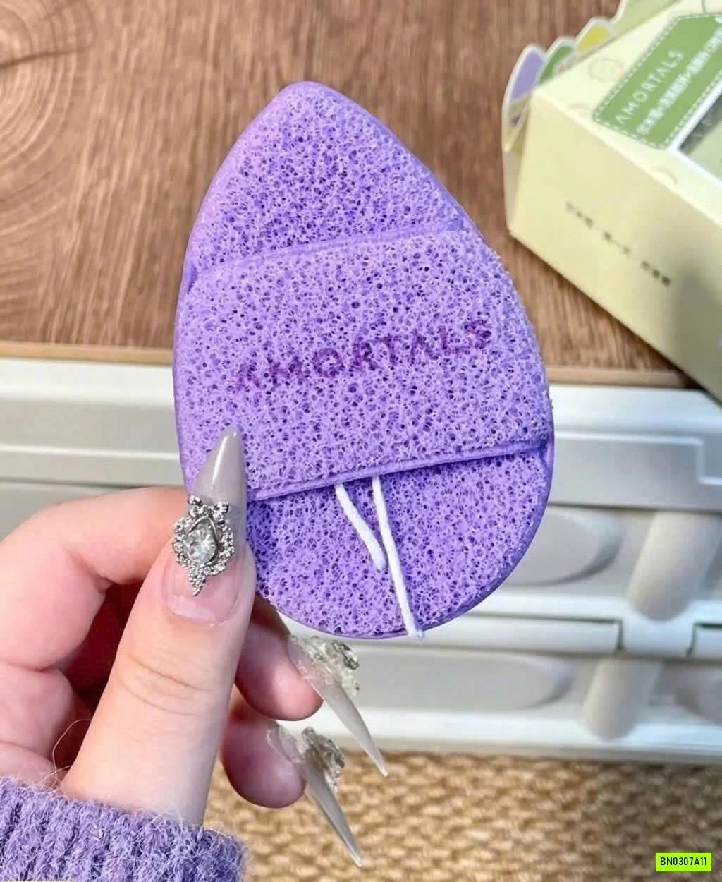 SÉT 3 BÔNG MÚT RỬA MẶT AMORTALS