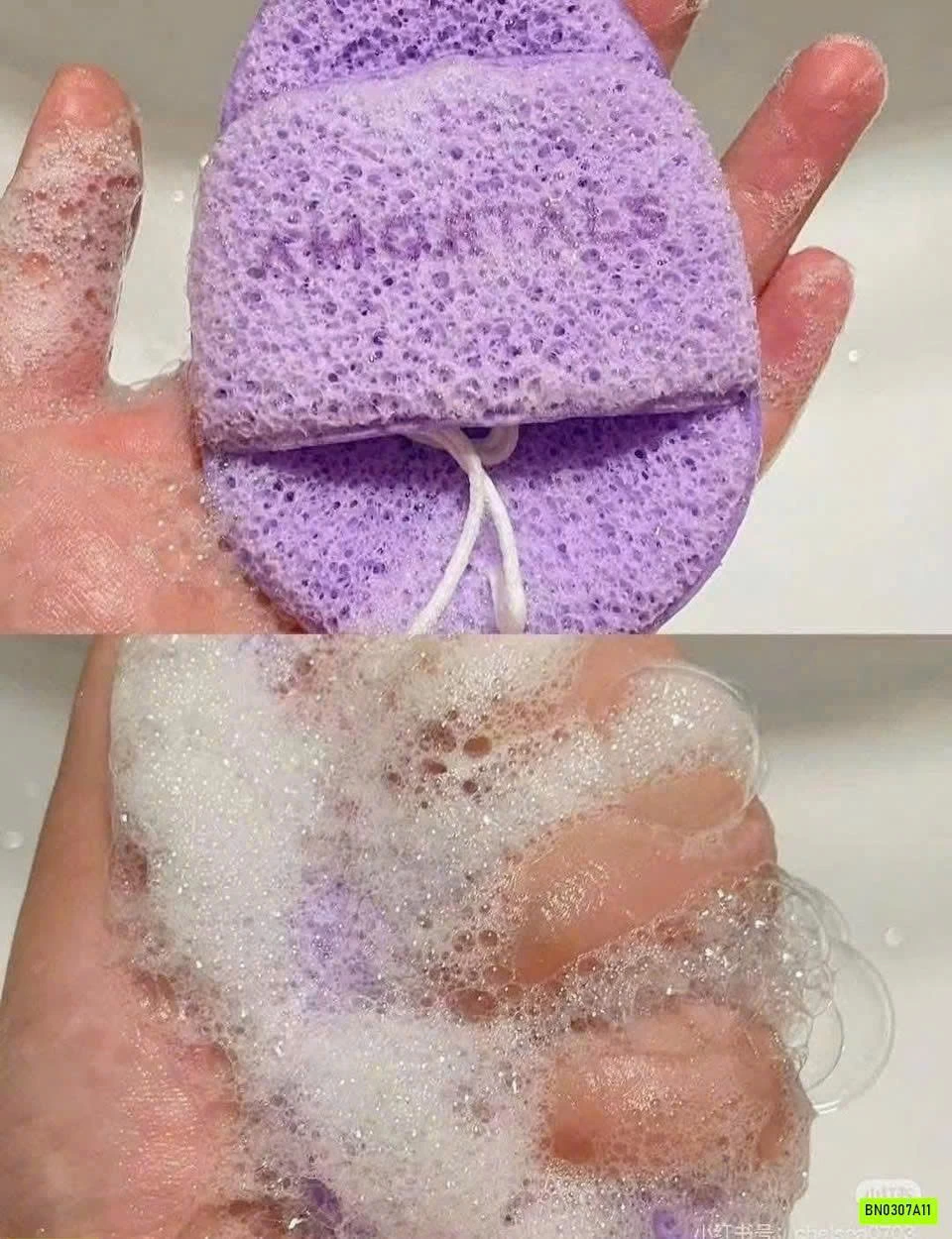 SÉT 3 BÔNG MÚT RỬA MẶT AMORTALS