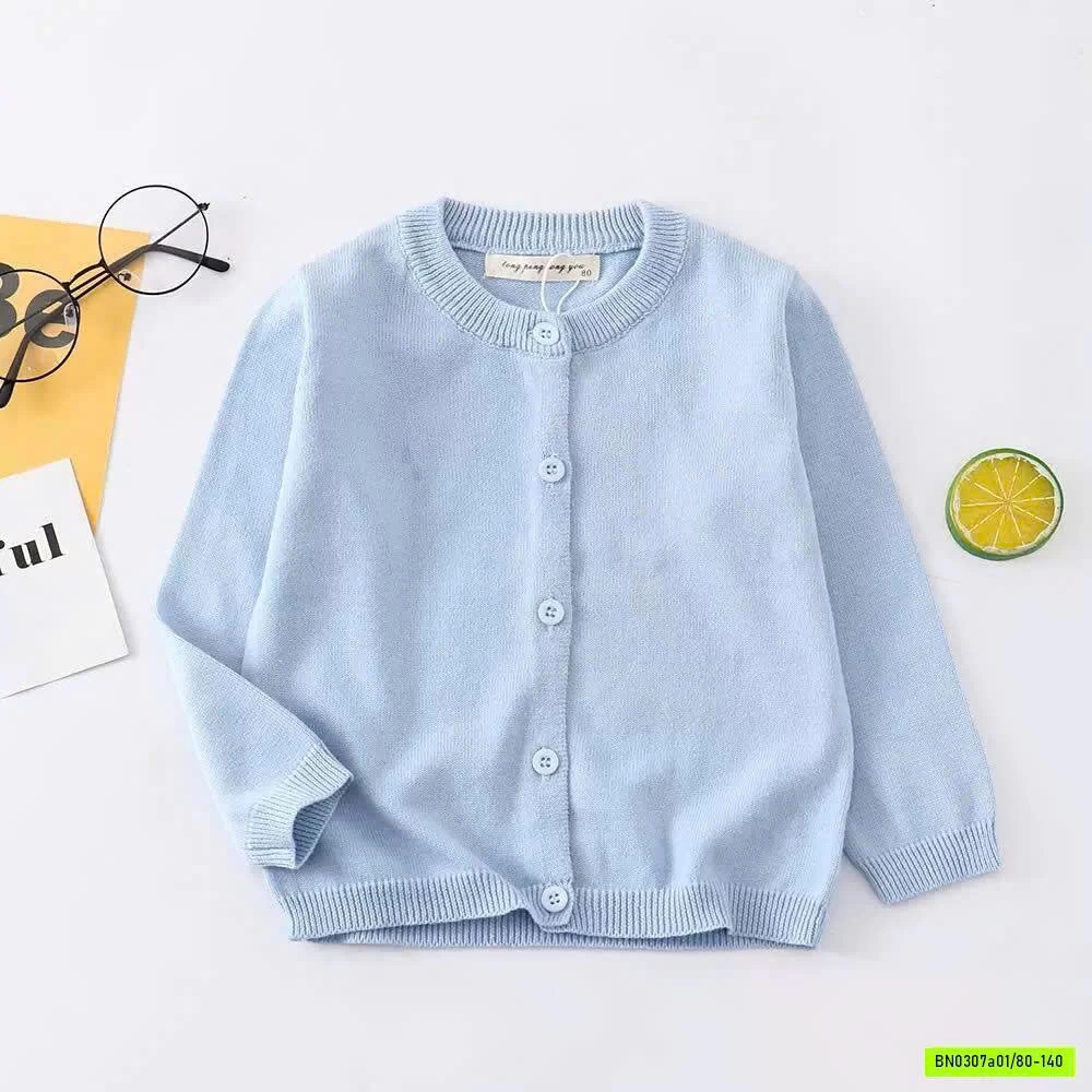CARDIGAN TRƠN MÀU QUỐC DÂN