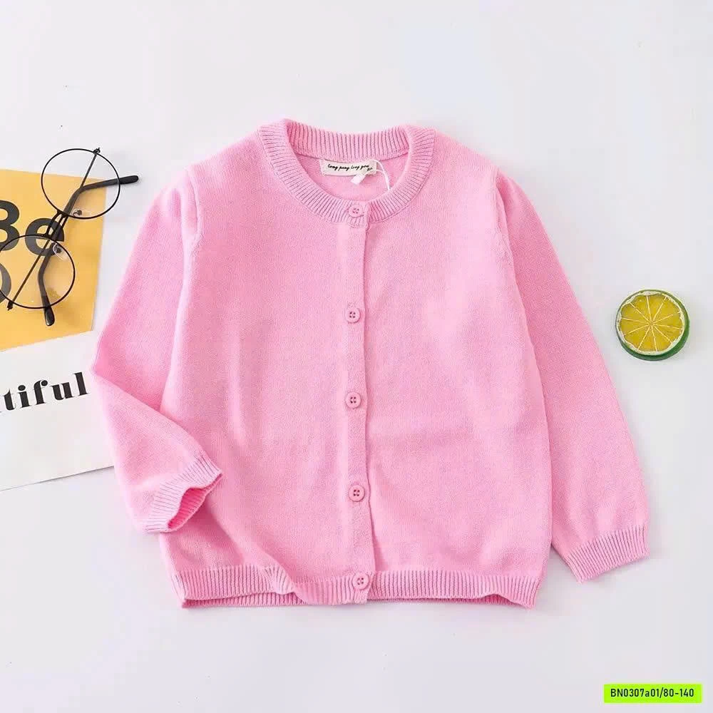 CARDIGAN TRƠN MÀU QUỐC DÂN