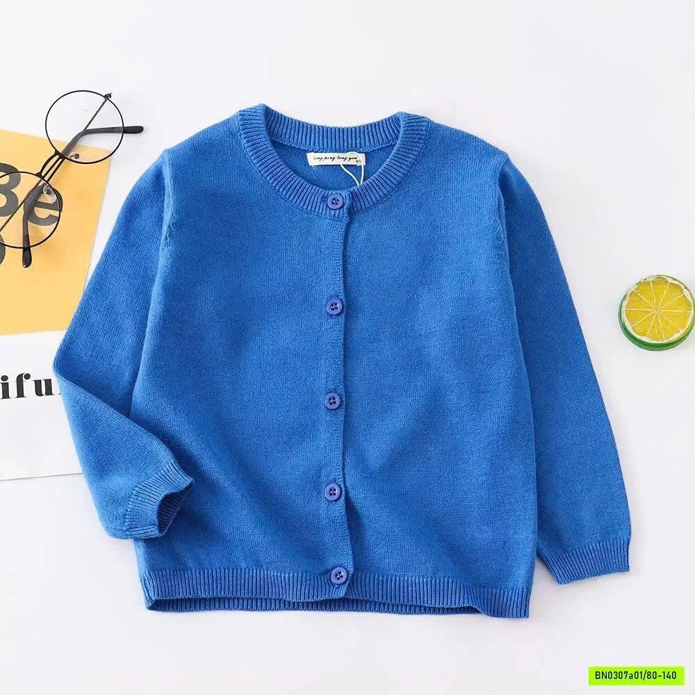 CARDIGAN TRƠN MÀU QUỐC DÂN