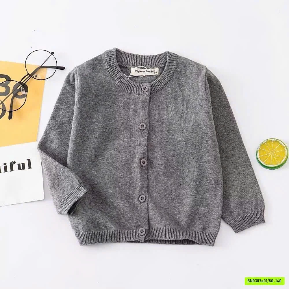 CARDIGAN TRƠN MÀU QUỐC DÂN