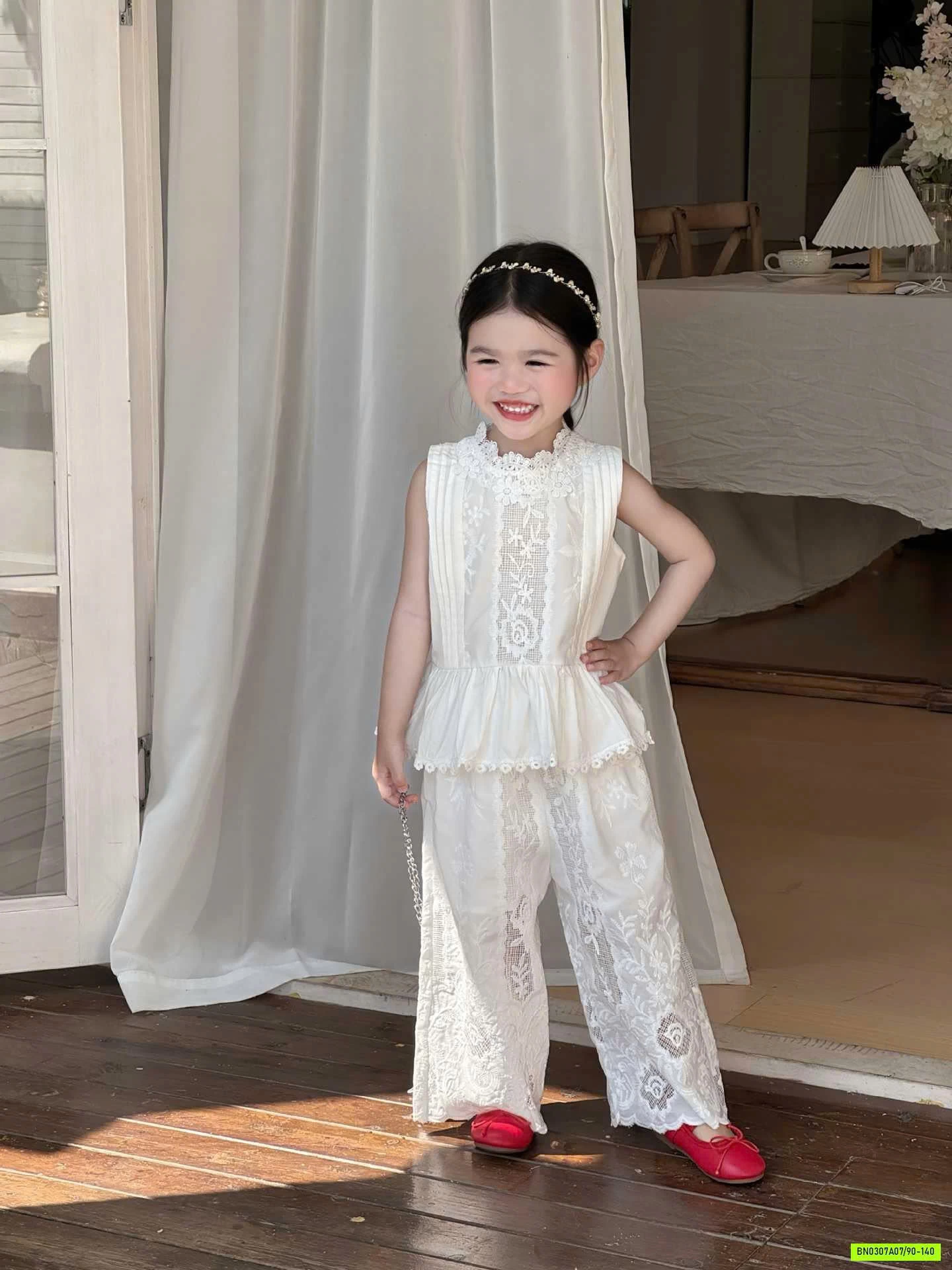 SÉT SUÔNG ĐŨI REN THÊU BABYDOLL