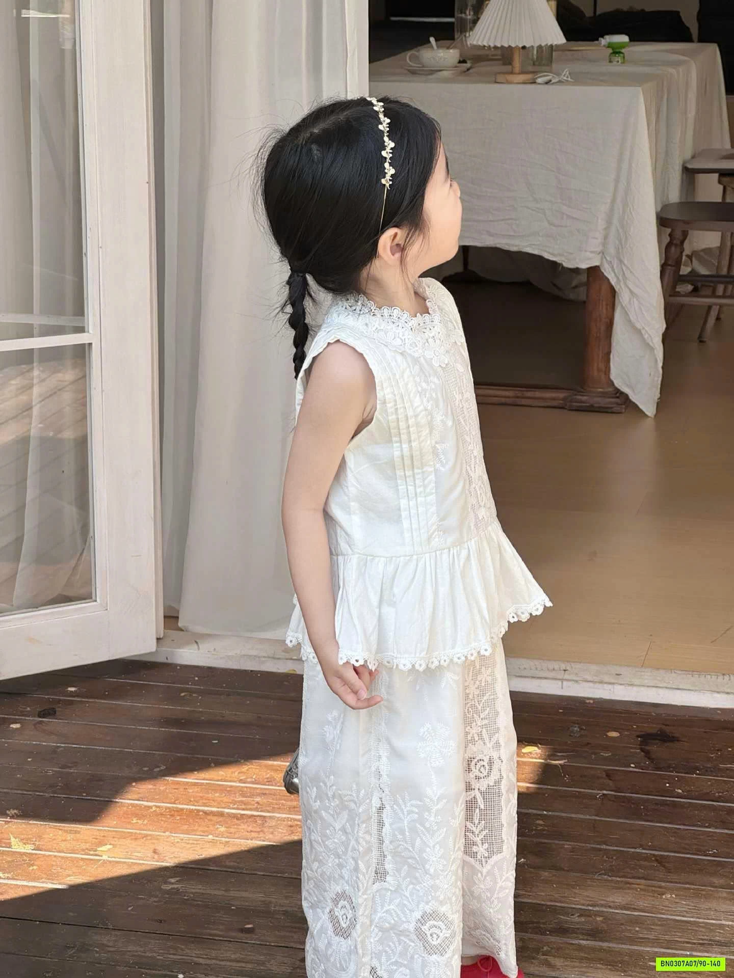 SÉT SUÔNG ĐŨI REN THÊU BABYDOLL