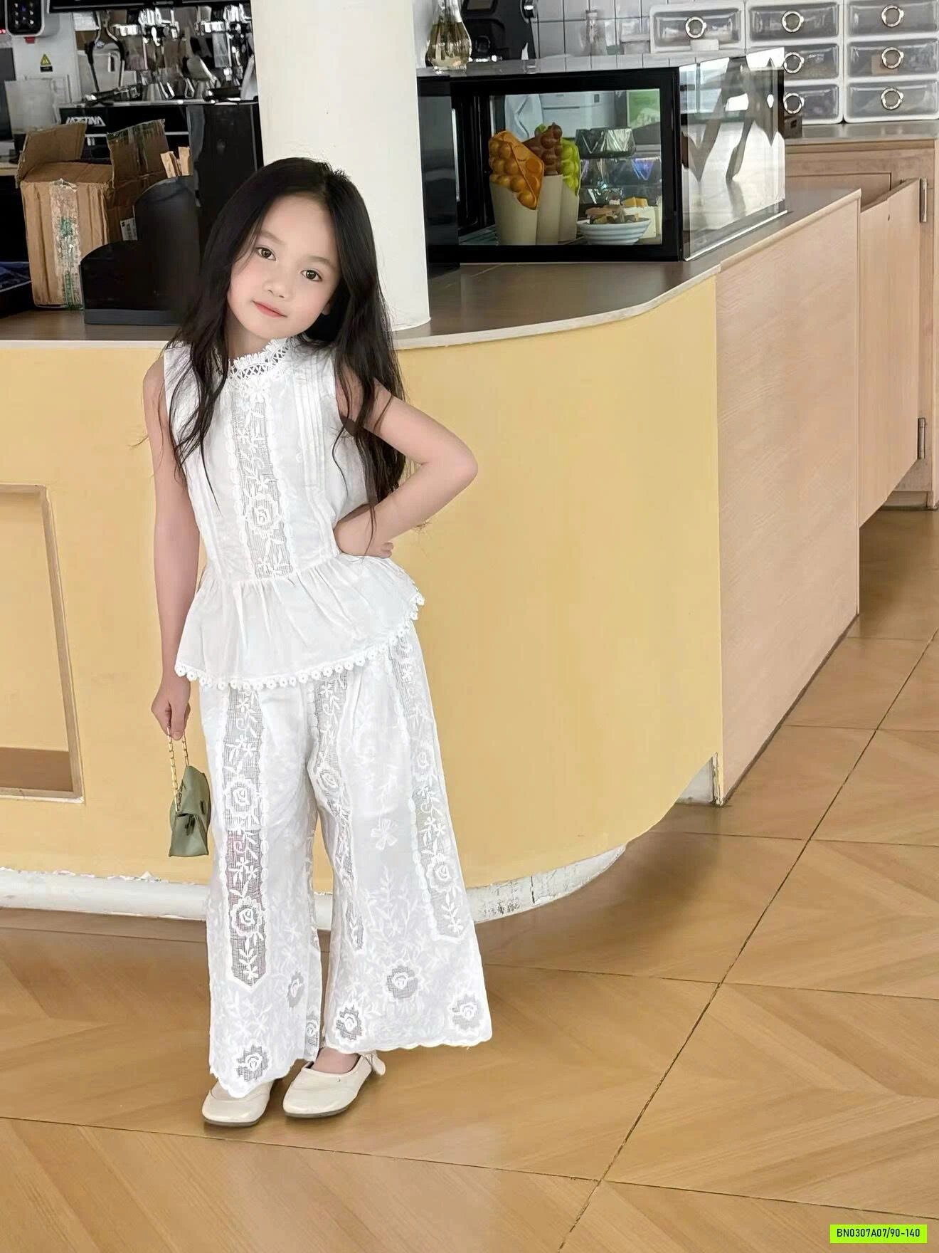SÉT SUÔNG ĐŨI REN THÊU BABYDOLL