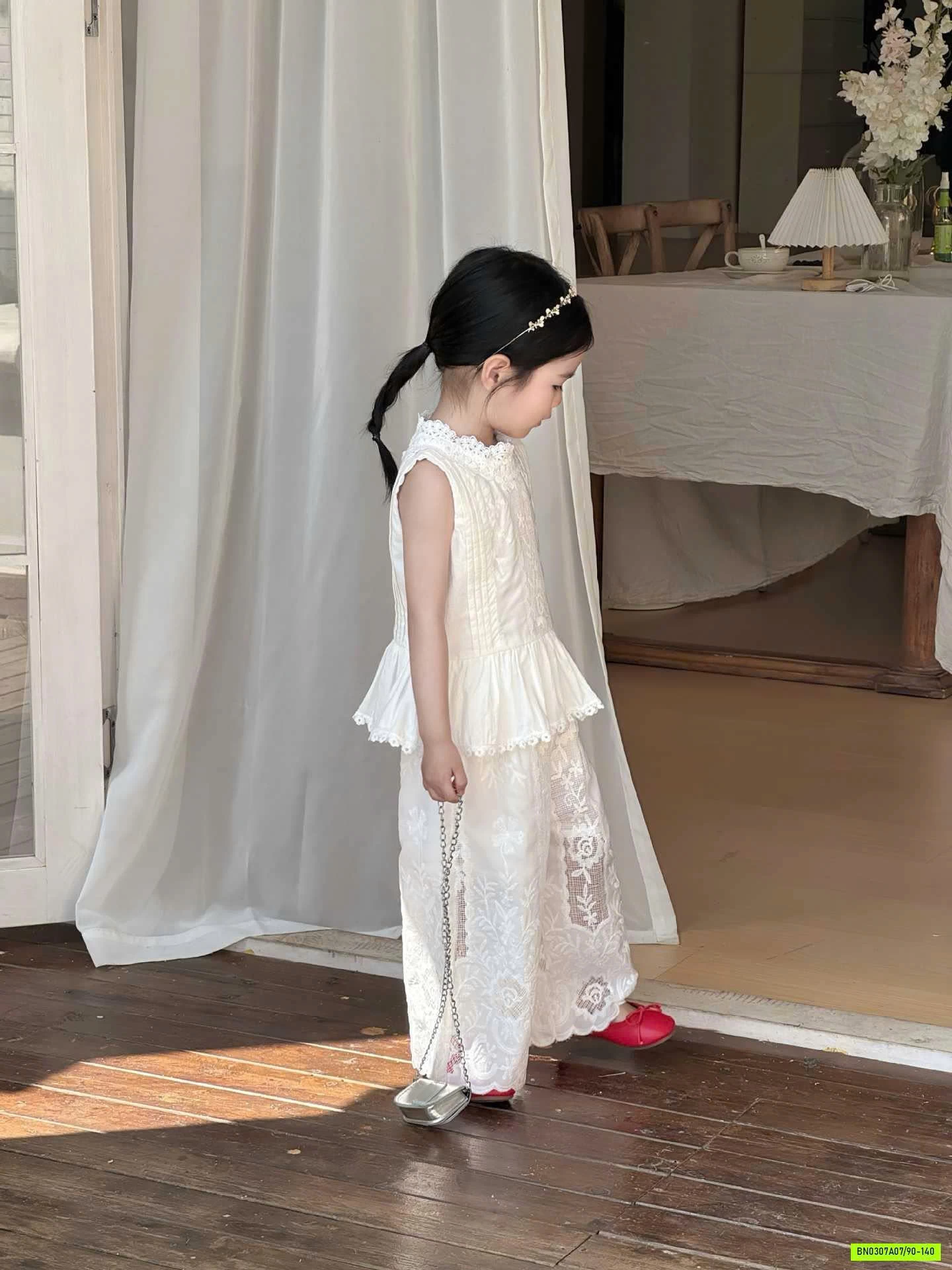 SÉT SUÔNG ĐŨI REN THÊU BABYDOLL