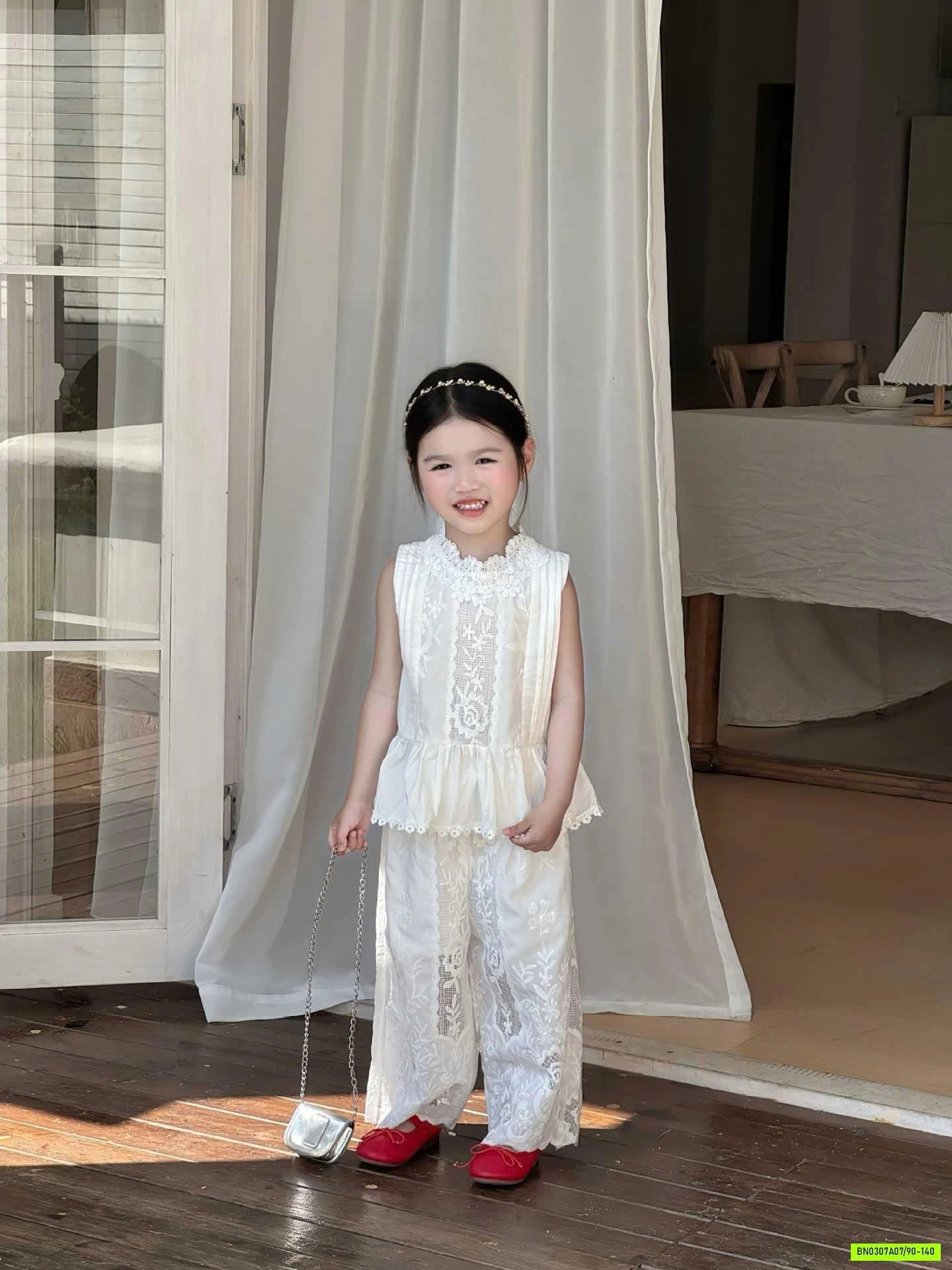 SÉT SUÔNG ĐŨI REN THÊU BABYDOLL