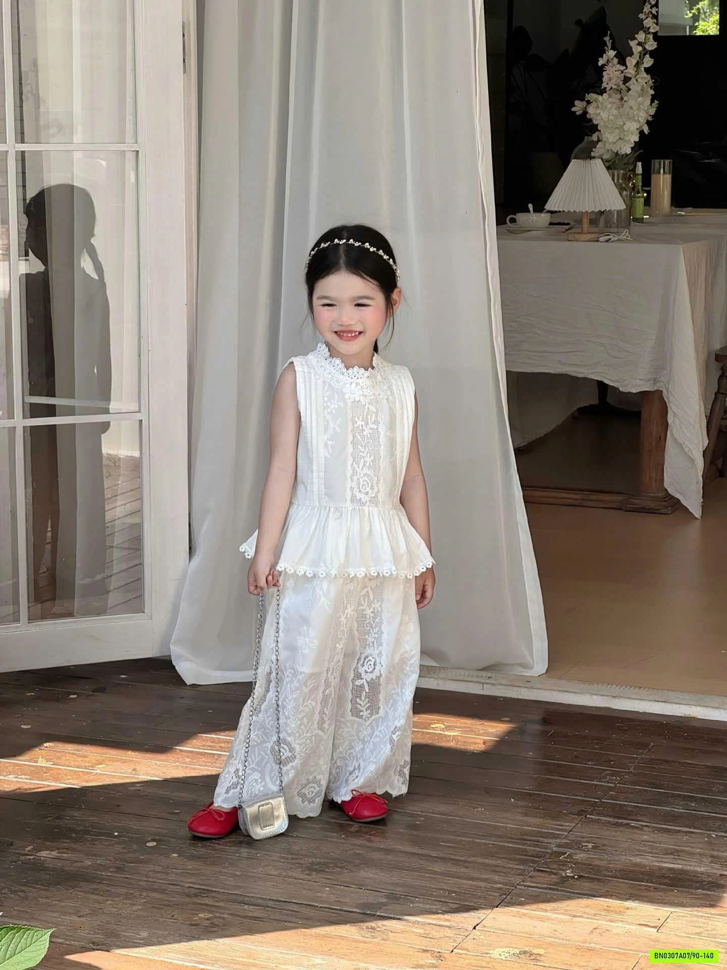 SÉT SUÔNG ĐŨI REN THÊU BABYDOLL