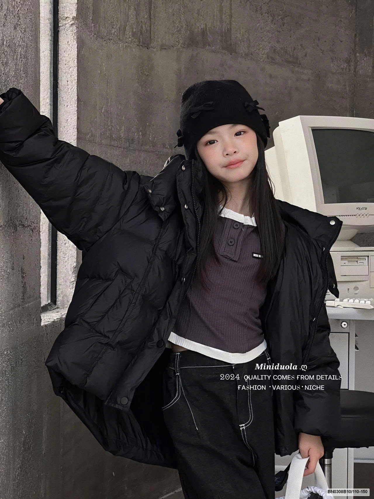 ÁO KHOÁC PHAO BÉO CÓ MŨ