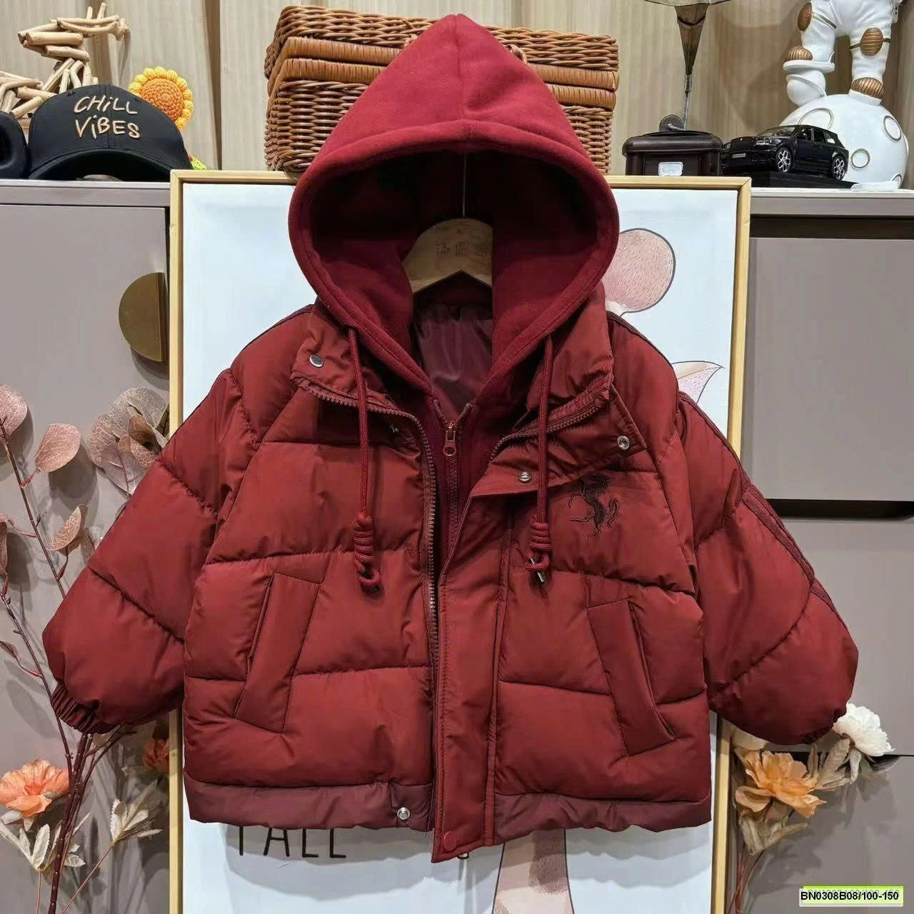 KHOÁC PHAO LIỀN MŨ NỈ