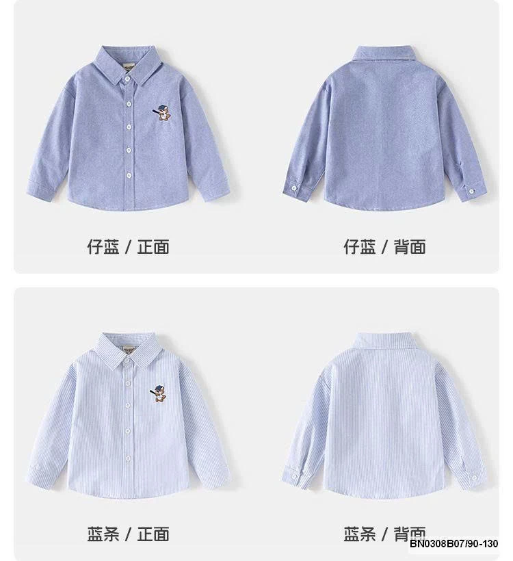 ÁO SƠ MI GẤU ĐỘI MŨ WELLKIDS