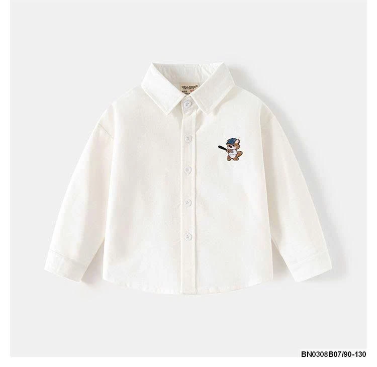 ÁO SƠ MI GẤU ĐỘI MŨ WELLKIDS