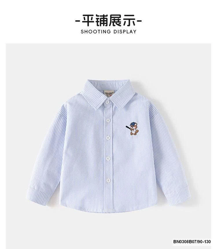 ÁO SƠ MI GẤU ĐỘI MŨ WELLKIDS