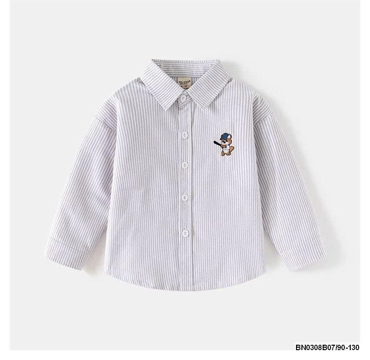 ÁO SƠ MI GẤU ĐỘI MŨ WELLKIDS