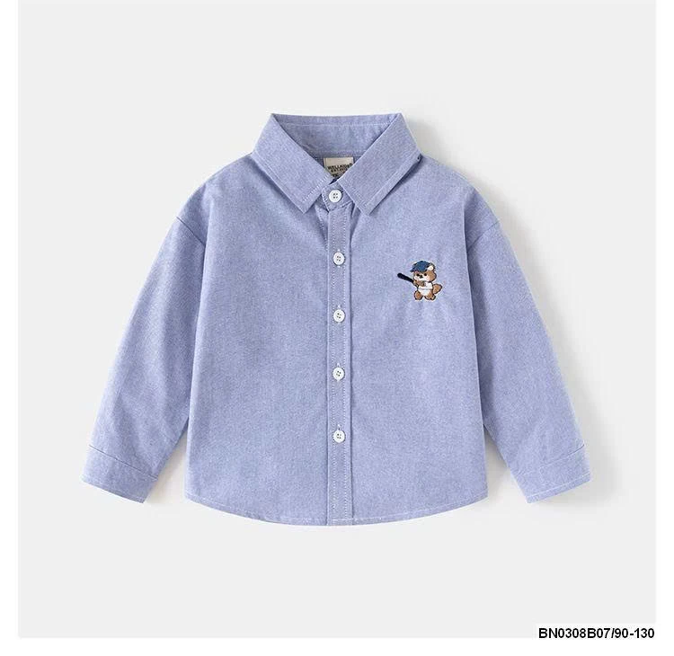 ÁO SƠ MI GẤU ĐỘI MŨ WELLKIDS