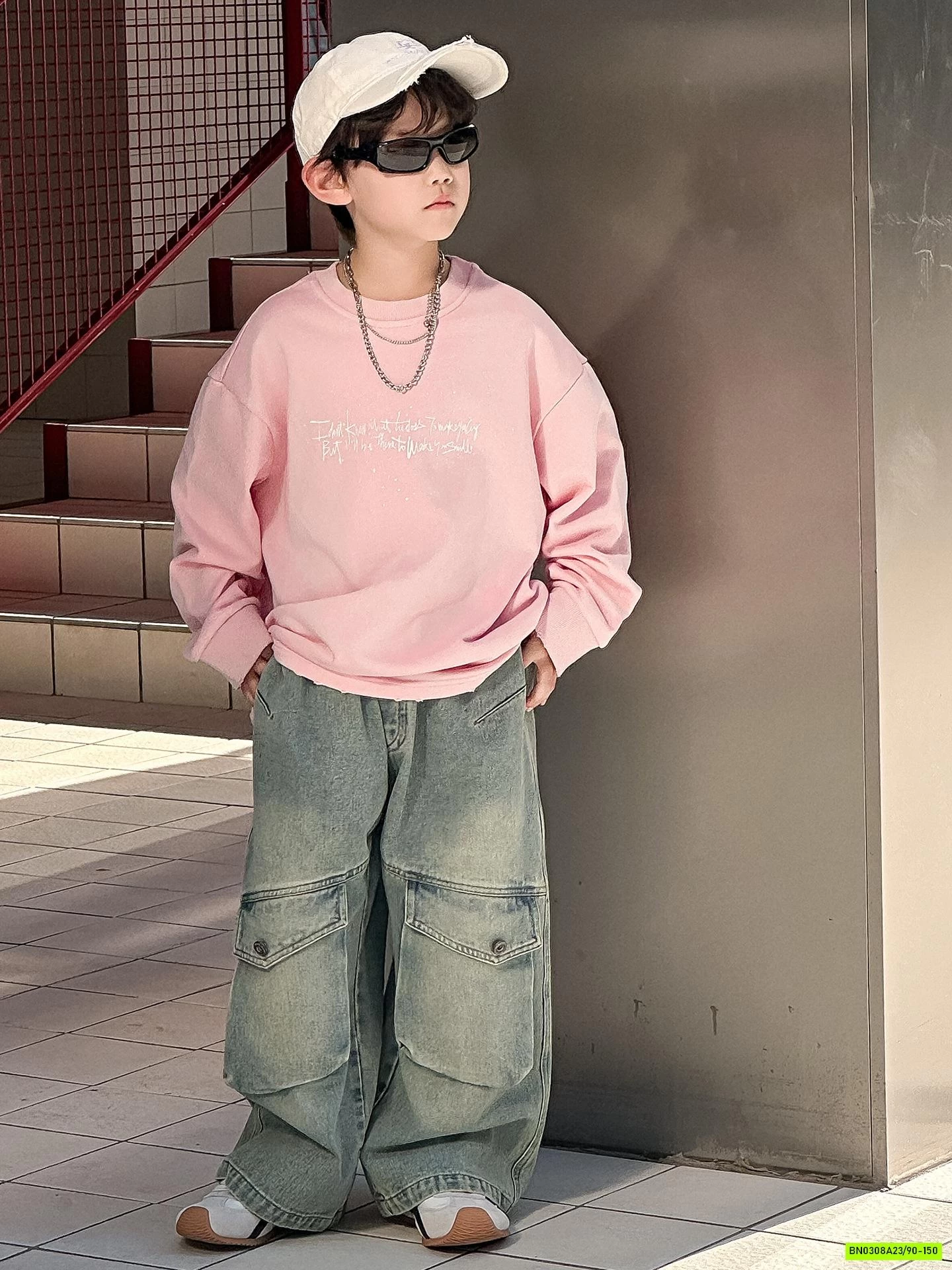 ÁO DA CÁ HỒNG MIX JEANS TÚI HỘP