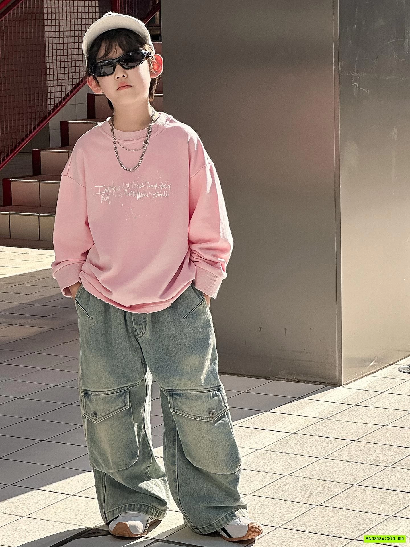 ÁO DA CÁ HỒNG MIX JEANS TÚI HỘP