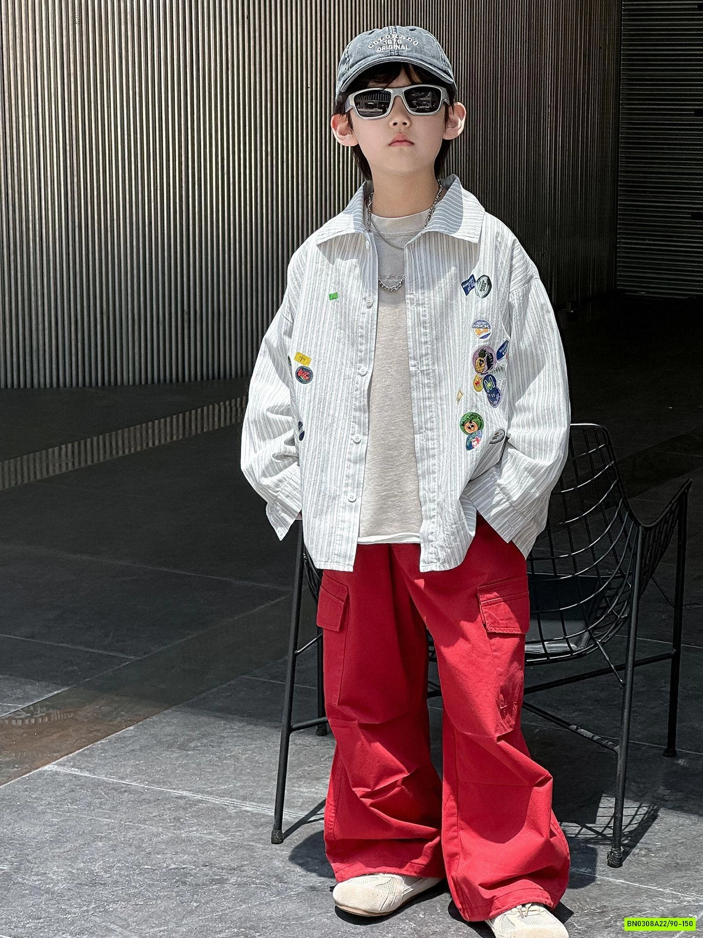 SƠ MI SỌC IN HÌNH DÀI TAY MÙA THU