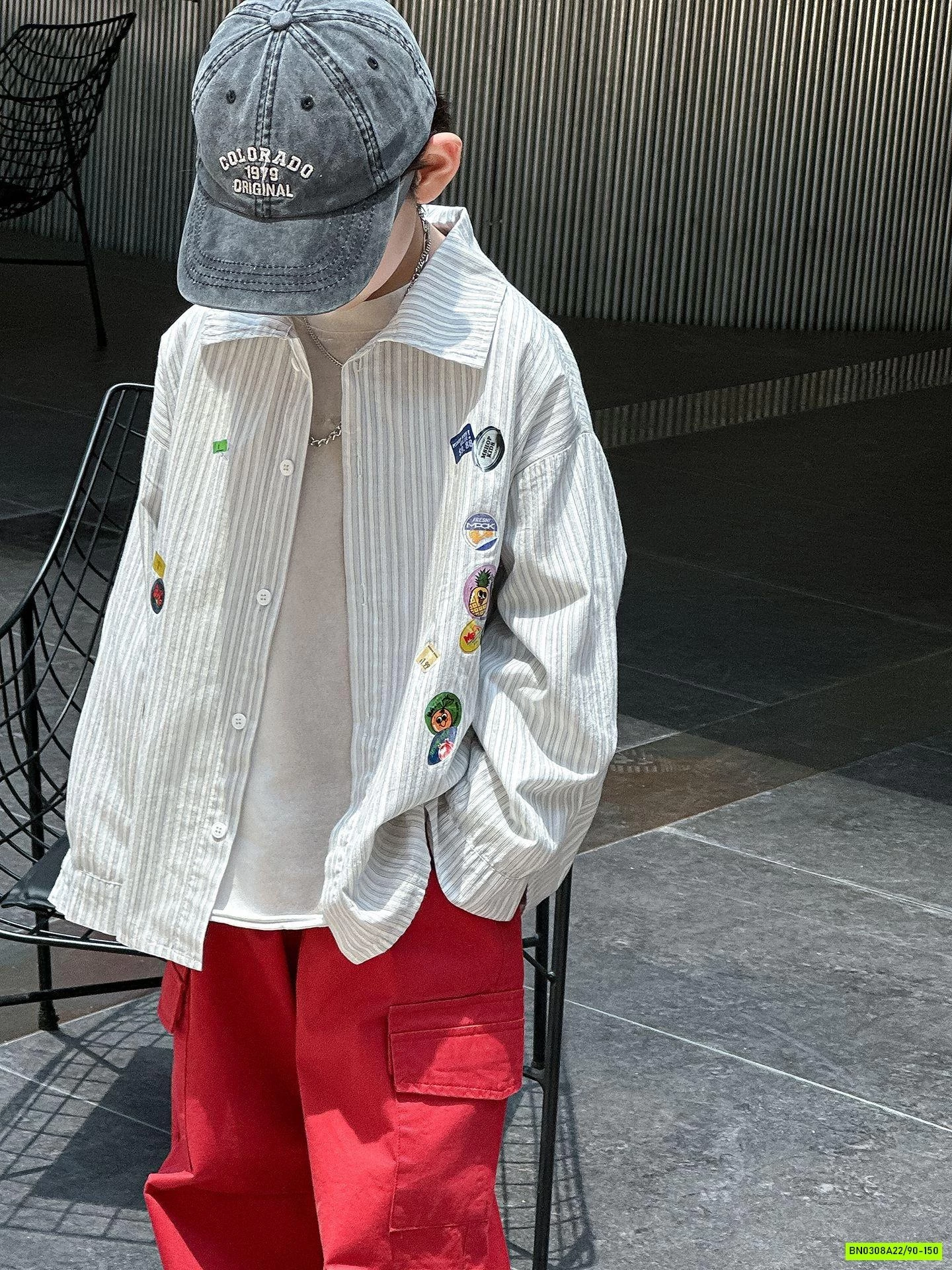 SƠ MI SỌC IN HÌNH DÀI TAY MÙA THU