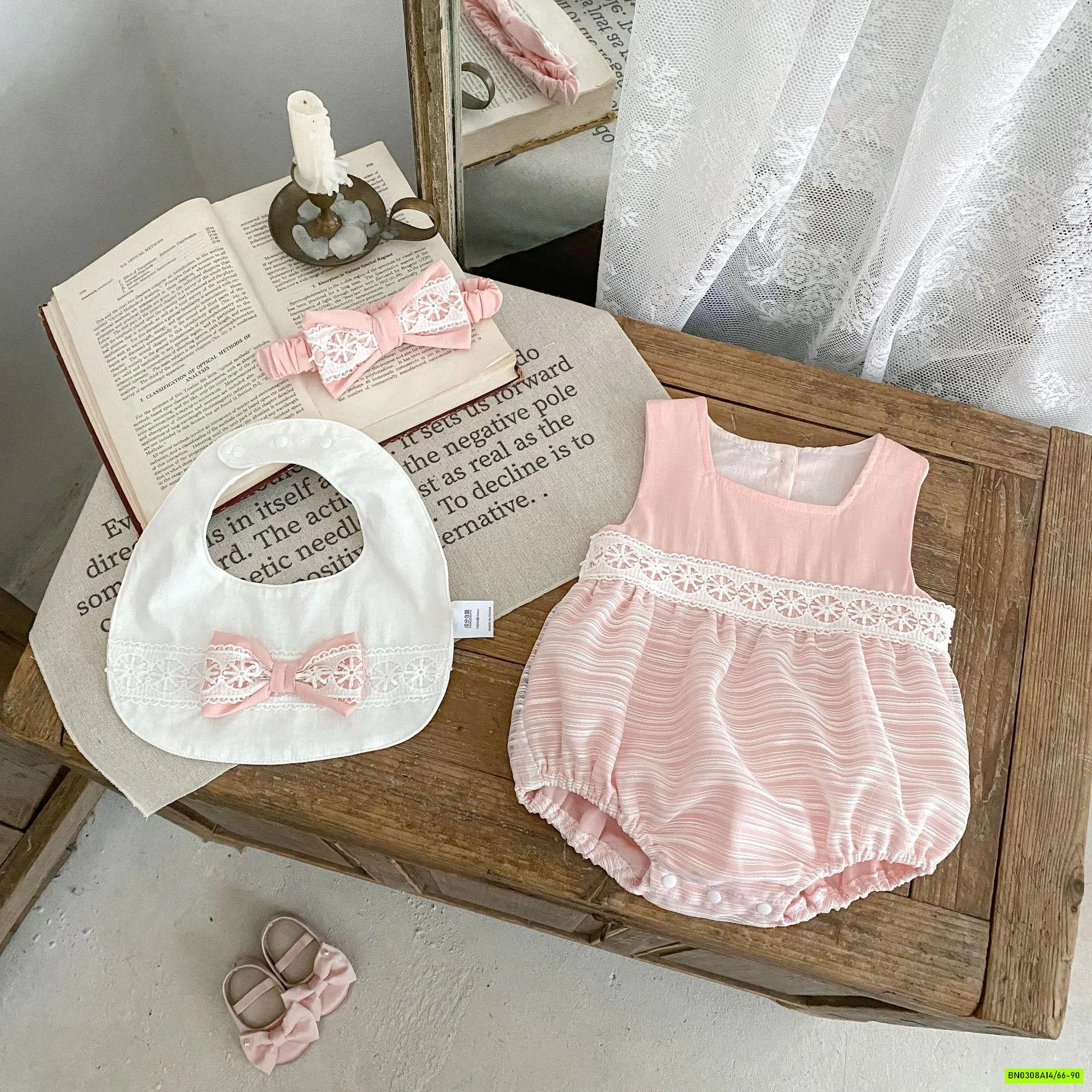 SÉT BODY HỒNG 3 CHI TIẾT