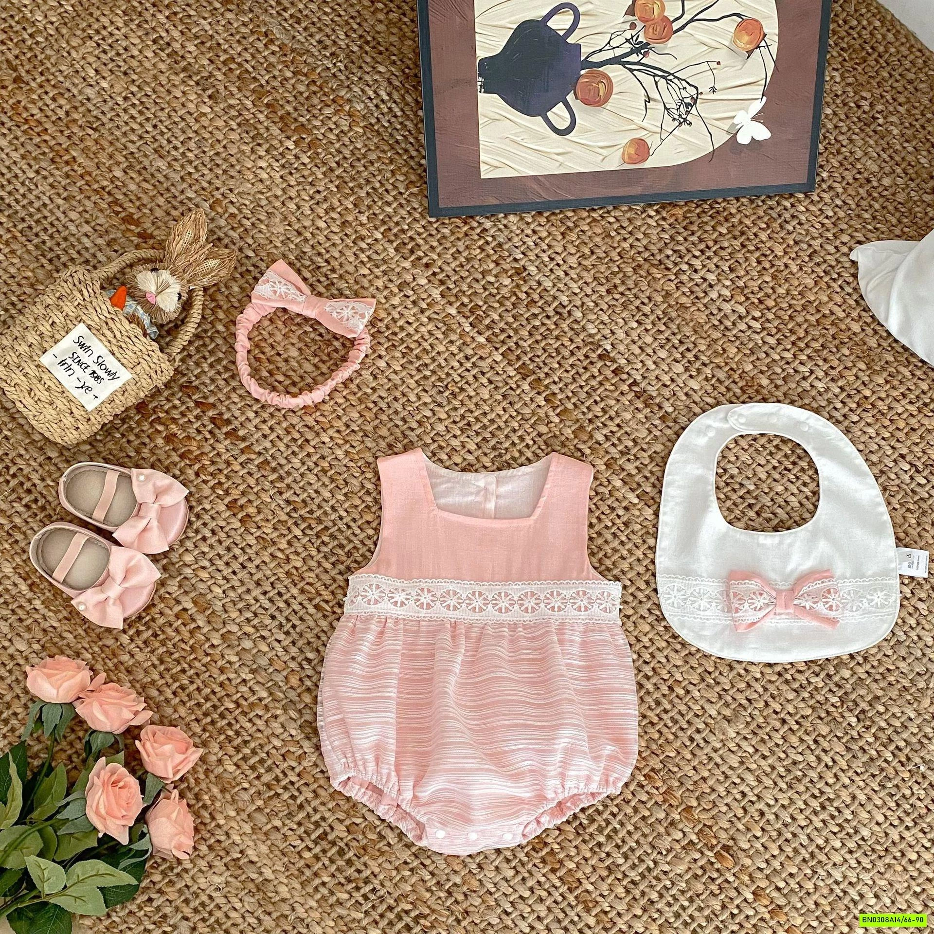 SÉT BODY HỒNG 3 CHI TIẾT