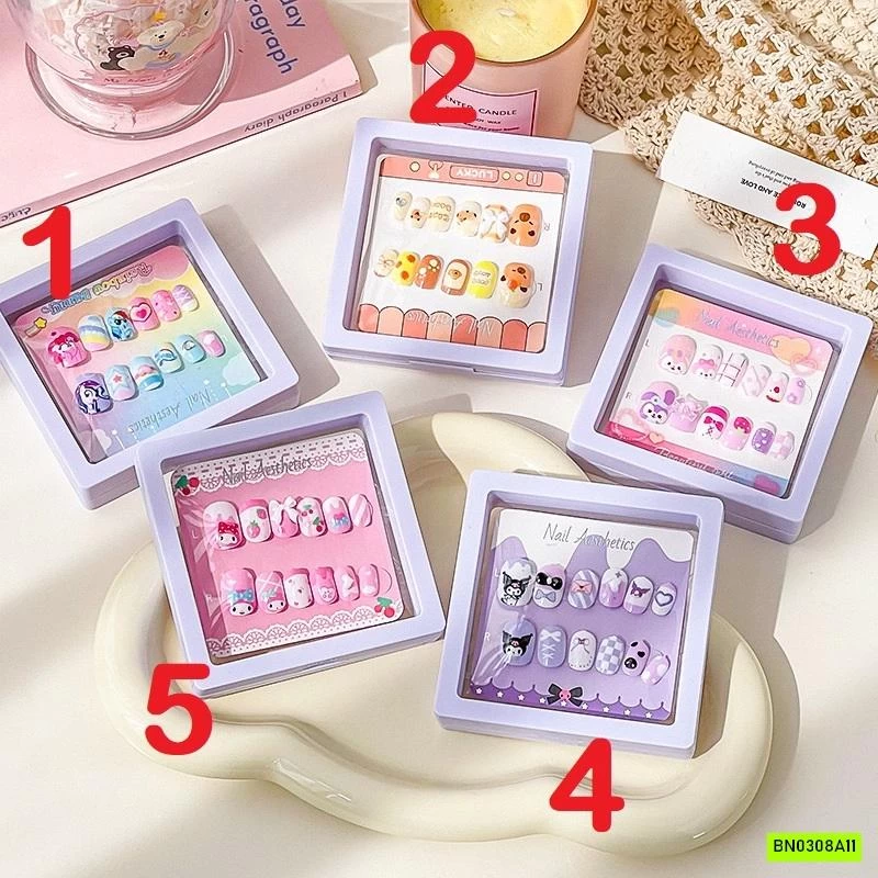 SÉT DÁN MÓNG TAY KUTE CHO BÉ