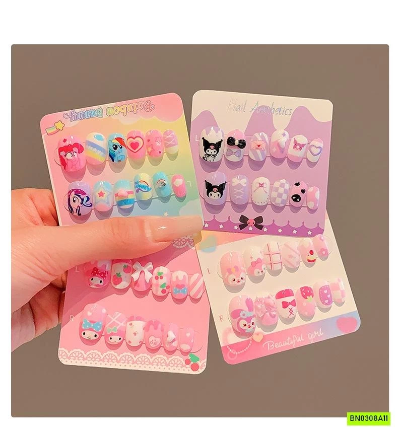 SÉT DÁN MÓNG TAY KUTE CHO BÉ