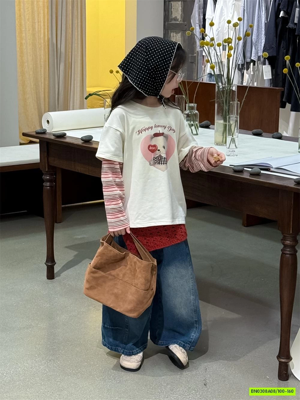 ÁO THUN GIẢ 2 LỚP TAY KẺ