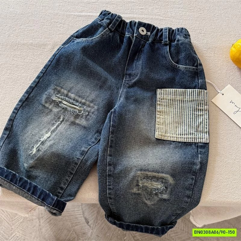 JEANS BAGGY RÁCH GỐI MMY