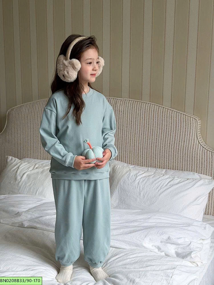 BỘ COTOTN TRƠN MÀU THU ĐÔNG AMBB  25H034