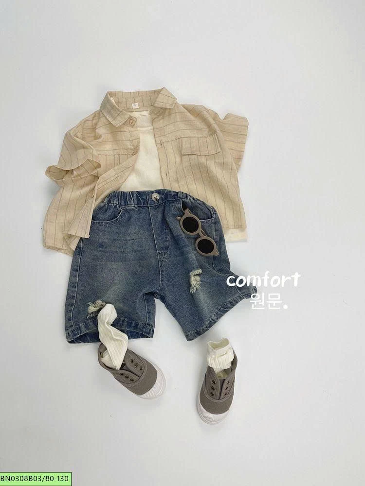 QUẦN SHORT JEAN RÁCH HÀN QUỐC