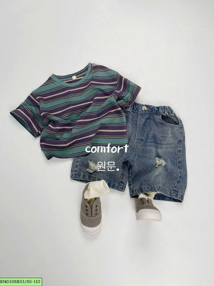 QUẦN SHORT JEAN RÁCH HÀN QUỐC