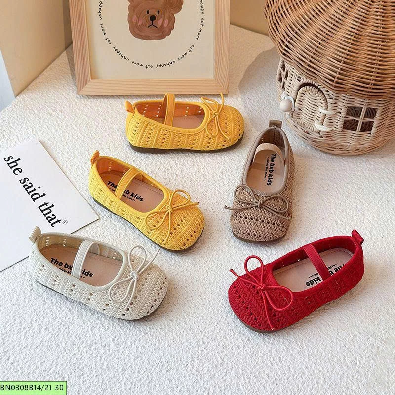 GIÀY BÚP BÊ LƯỚI CHO BÉ
