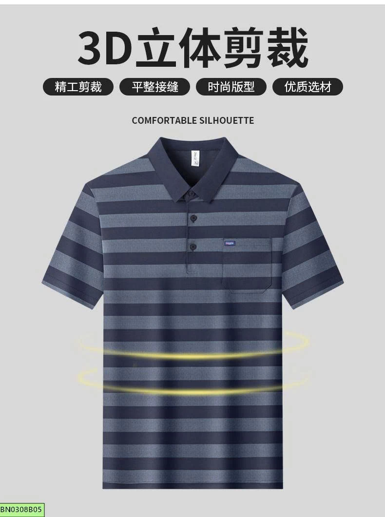 ÁO POLO KẺ NGANG NAM