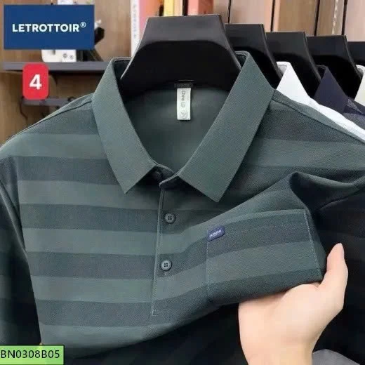 ÁO POLO KẺ NGANG NAM