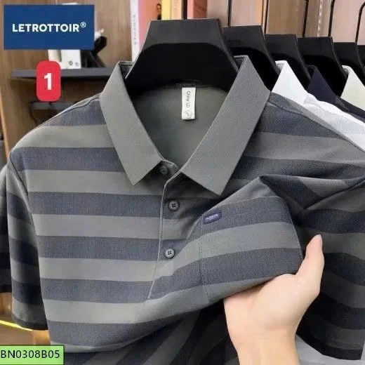 ÁO POLO KẺ NGANG NAM